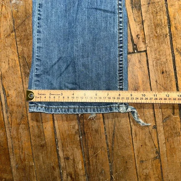 Levi's 527 Jeans Men's Size 33x30 Blue Denim Medium Wash Flat Front Bootcut Leg - Picture 6 of 10